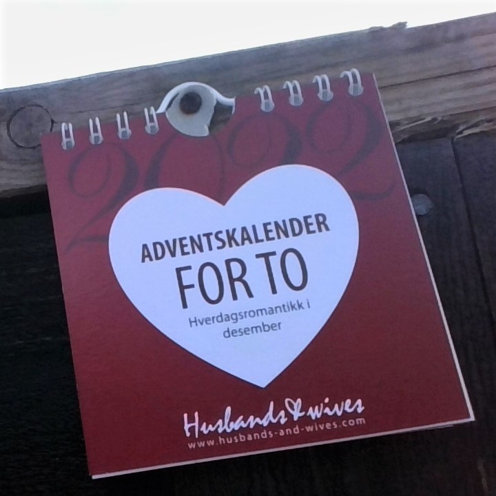 Adventskalender for to - romantisk kalender med oppgaver for ektepar